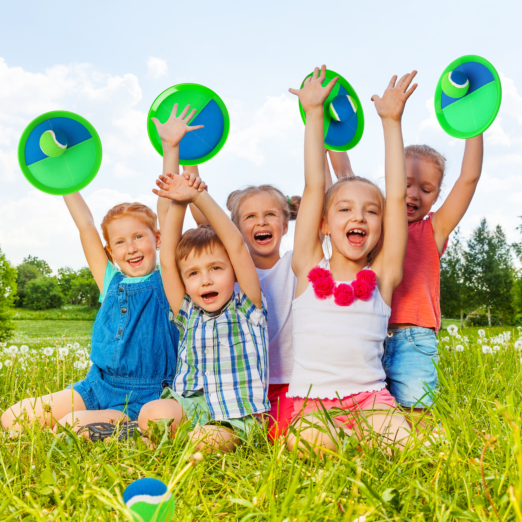 PlayZap Toss and Catch Ball Set photo 5