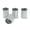 Aluminum, variant on Subdued Reverse American USA Flag Black White Military Tactical Tire Rim Wheel Aluminum Valve Stem Caps - Blue