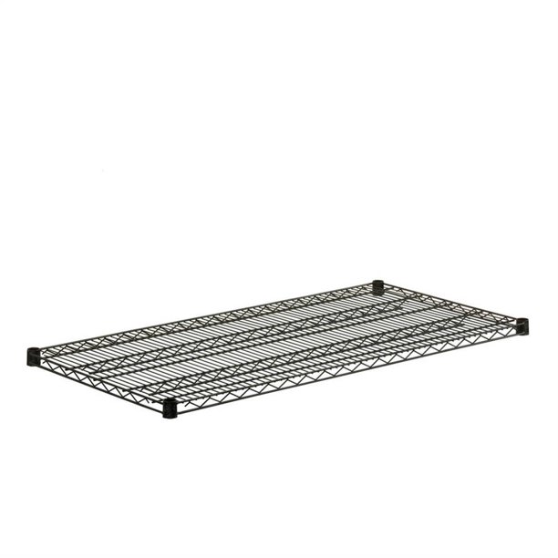 Honey Can Do Steel Wire Shelf with 800lb Capacity, Black