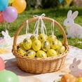 thumbnail image 1 of 12PC Easter Eggs Pendants, Hanging Decorations, Reusable Lightweight, Plastic, For Party Display, 4cm, 1 of 8
