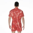 thumbnail image 2 of Fresh Meat Short Sleeve Men'S Rompers, Food Lover Casual Summer Jumpsuits Outfit, 2 of 4
