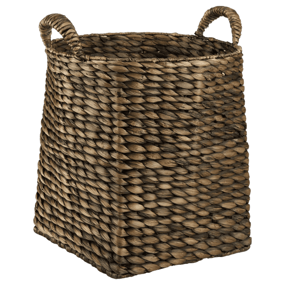 Bouclair Dark Brown Water Hyacinth Brown Basket