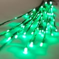 thumbnail image 2 of Vickerman 60 Green Wide Angle LED Twig Light Set on Brown Wire, 2 of 3