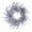 Silver, variant on Vickerman 24" Silver Artificial Eucalyptus Glitter Wreath.