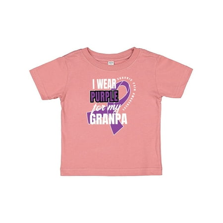 

Inktastic Chronic Pain I Wear Purple For My Granpa Gift Baby Boy or Baby Girl T-Shirt