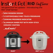Instant Pot 6Qt RIO Chef Series 7-in-1 Multi-Cooker, Pressure Cooker, Slow Cook, More, Sea Salt