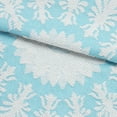 thumbnail image 3 of Superior Cotton Blend Woven Jacquard Vintage Medallion Bedspread Set 3-Pieces, Queen, Aqua, 3 of 7