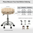 thumbnail image 6 of ZIATUBLE Capybara Stool Covers Cushion Non Slip Stool Covers Chair Slipcovers 2 Pieces Foldable Stool Seat Replacement Cover Size M Bottom for Bar stool Padded Chair Slipcover Daily Decor, 6 of 6