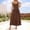 Brown, variant on Women's Sexy Low Cut Spaghetti Strap Long Dress Casual Sleeveless Backless Maxi Dress Square Neck Dress, Mother of The Bride Dresses, Formal Wedding Guest Dress(Green,L)