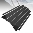 thumbnail image 2 of Carbon Fiber Car Window B pillars Trim Cover Decorative Sticker for BMW 5 Series E60 2004-2010, 2 of 5