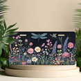thumbnail image 6 of 1 Pcs 2D Flat License Plate Covers & Frames, Flowers For Decorative Front, Waterproof For Decoration Aluminum License Plate Covers & Frames Cover For Men Women, 12" X 6", 6 of 7