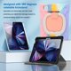thumbnail image 4 of Funda Para Tableta, Funda Protectora De Silicona Para Tableta A Prueba De Golpes, Funda Protectora Con Soporte Para Tableta 2 En 1 Con Correa Para El Hombro Para IOS Tablet Air 4, 4 of 8