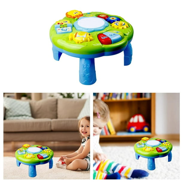 Table d'activité Jouet Musical Bébé Tambour Bébé 6 en 1 Jeux