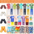 thumbnail image 2 of Set de ropa y zapatos para muñecas Boy Doll Ecore Fun de 11.5 pulgadas, 2 of 7