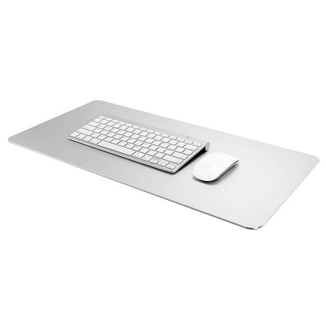 Tapis de Souris Allongé Double Face, Aluminium et PU, 31,5 Po x 15,7 Po