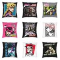 thumbnail image 2 of Funda de almohada de Anime JoJo Bizarre Adventure, decoración del hogar, funda de cojín Polnareff, funda de almohada para sofá, coche, ropa de cama, 2 of 5