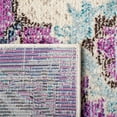 thumbnail image 6 of SAFAVIEH Madison Elinor Traditional Distressed Area Rug, Lavender/Light Blue, 6'7" x 6'7" Square, 6 of 8