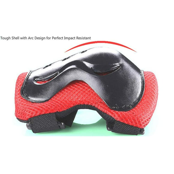 Kids Helmet And Knee Pads Elbow Wrist Guard Sport Protective Gear Kit