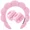 Pink, variant on Women Spa Headband For Washing Face Yoga Sweatband Skincare Sponge Headband