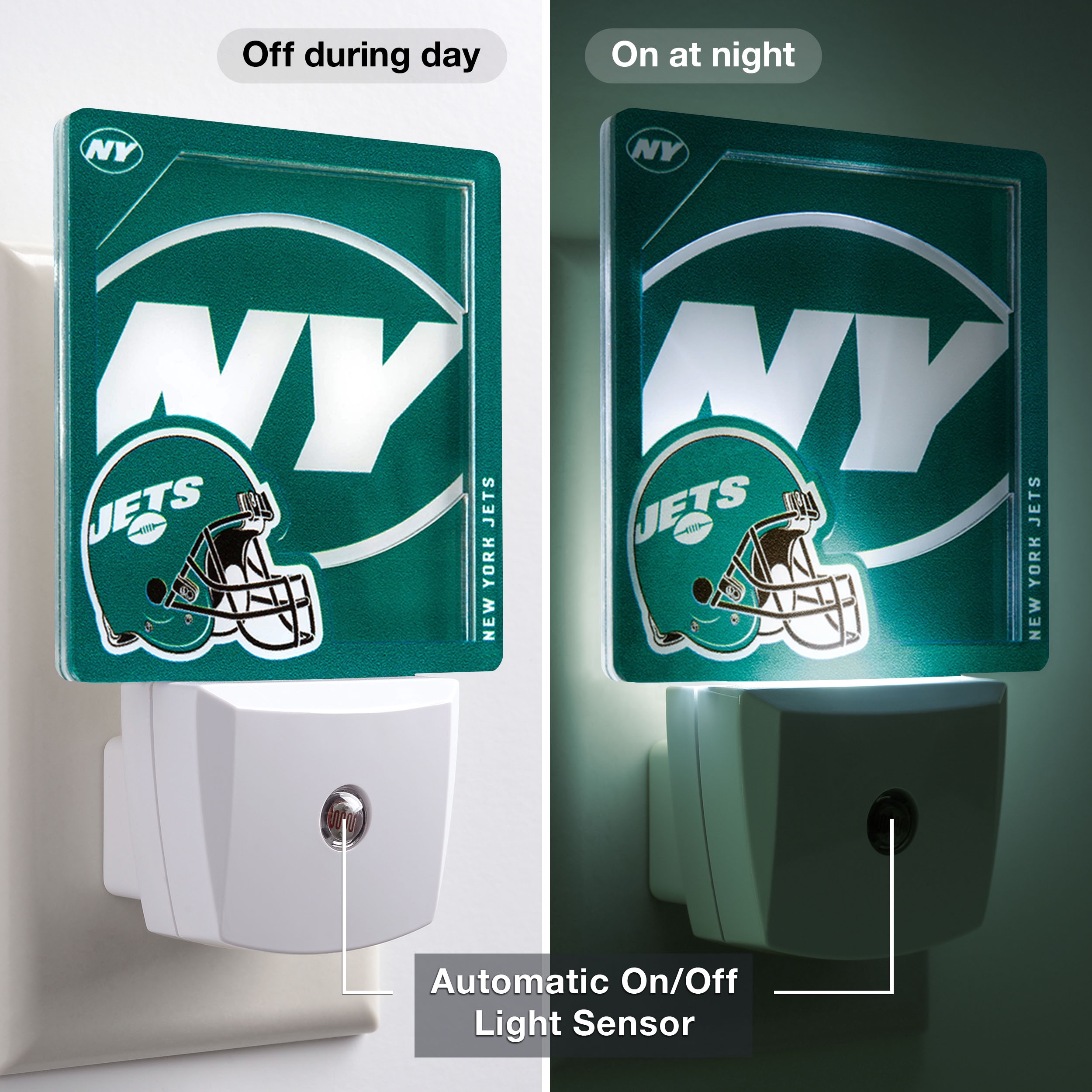 New York Jets Logo Series Nite Light