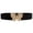 Gold, variant on Siminsem Statement Buckle Belt for Women Vintage Retro Elastic Stretch Waist Belt Butterfly Design Wide PU Leather Belt for Jeans Dresses Pants One Size Fashion Accessory,Pink,One Size