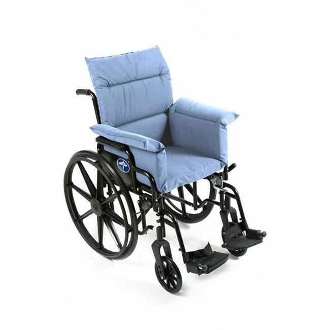 Care Apparel 2070LBL Total Chair & Wheel Chair Cushion, Light Blue