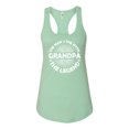 thumbnail image 2 of Wild Bobby, Grandpa Man Myth Legend Funny Dad Uncle Papa Dad Gift, Father's Day, Women Racerback Tank Top, Mint, Medium, 2 of 4