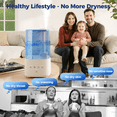 thumbnail image 5 of 6L Warm & Cool Mist Humidifiers for Bedroom, Top Fill Air Humidifier, 60H Runtime, 28dB Quiet Operation, Automatic Shut-off Switch, 12H Timer, for Home, Office, 5 of 7