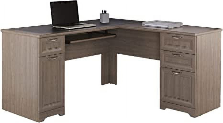Realspace Magellan 59 W L Shape Corner Computer Desk Gray Walmart