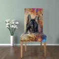 thumbnail image 4 of FMSHPON Abstract Wolf Painting Stretch Chair Cover Protector Seat Slipcover for Dining Room Hotel Wedding Party Set of 1, 4 of 5