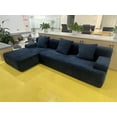 thumbnail image 5 of LiviNest Modular Sectional Sofa: Deep Seat Cloud Comfort & Flexible L/U Shape Configurations for Home Social Gatherings - Corduroy Fabric with Storage Pocket & No Assembly Required for Adults & Hosts, 5 of 6