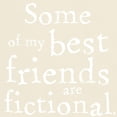 thumbnail image 3 of CafePress - Fictional Friends Dark T Shirt - Light T-Shirt - CP, 3 of 4
