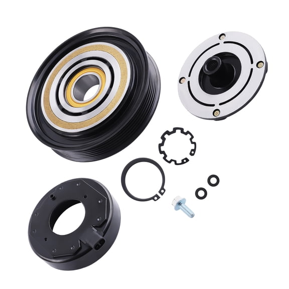 maXpeedingrods AC Compressor Clutch Kit for Lexus ES300 RX300 1999-2003, for Lexus ES330 RX330 2004-2006, for Toyota Avalon 2000-2004, 6 Groove Pulley, 5511685, A/C Clutch