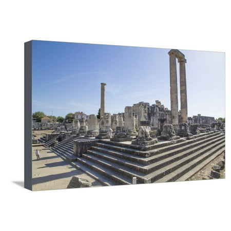 Turkey, Archaeological Site of Didyma Ruins Stretched Canvas Print Wall Art By Emily