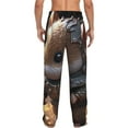 thumbnail image 3 of Picia Cute Big-Eared Mouse Mens Soft Woven Cotton Elastic Waistband Sleep Pajama Pant Lounge Sleep Pant With Pockets And Drawstring-Medium, 3 of 9
