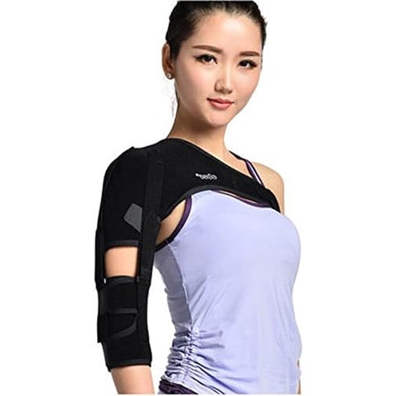 Shoulder Brace for Dislocation & Stroke Recovery, Hemiplegia Arm Sling Support for Rotator Cuff, Subluxation, Fracture, Universal Arm Sling Fit for Men & Women