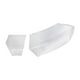 thumbnail image 2 of 25x Tazón para Servir, Tazas Cuadradas para Postre, Tazones Reutilizables para Aperitivo de Parfait para Pasteles de Chocolate, Pudín, Degustación de Macarena Mini tazas de postre, 2 of 8