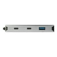 thumbnail image 2 of 4 -Port USB-C Hub 10 Gbps with 9.8" Attached Host Cable - 2x USB-A & 2x USB-C, 2 of 9
