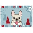 thumbnail image 1 of Winter Holiday French Bulldog Kitchen & Bath Mat, 20 x 30, 1 of 1