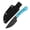 Sky Blue, variant on Kansept Flank Fixed Blade Knife,3.69'' D2 Steel Black and Red G10 Handle Pocket Tactical Knives, G006A2,with sheaths