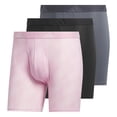 thumbnail image 1 of Calzoncillos tipo bóxer adidas de microfibra para hombre, paquete de 3, talla M, 1 of 5
