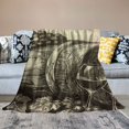 thumbnail image 2 of Orinice Grapes Wine Barrel Glass of Wine Soft Fleece Blanket for All Seasons - Lightweight Throw Blanket for Living Rooms Sofa Decor - Cow Gifts Blanket with Excellent Hand Feel - Soft Plush, 2 of 6