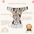 thumbnail image 5 of Kawaii Baby Bamboo Cloth Nappies & Diapers  6 Pack with 12 Inserts Newborn, 6-22 lbs | Daily & Overnight Use, 5 of 17