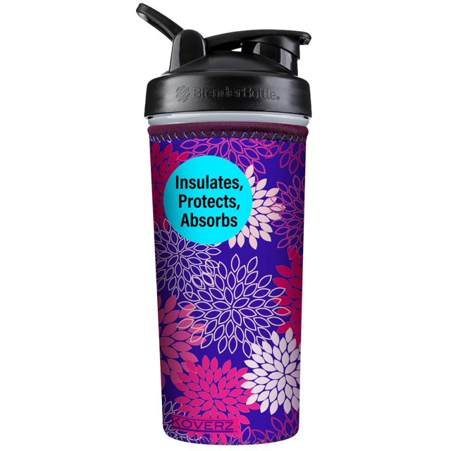 Aislante para Botella de Agua Koverz Neopreno 700-900mL Midnight Mums