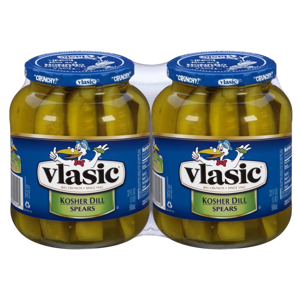 Vlasic Kosher Dill Spear Pickles, 2 pk./32 oz.