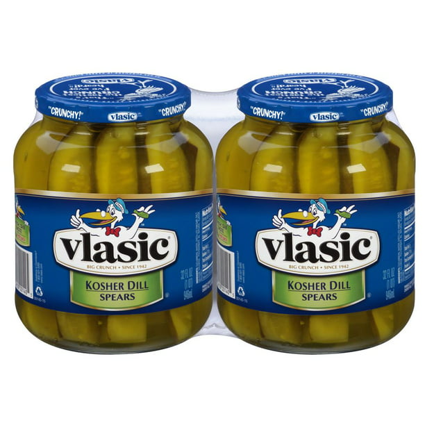 Product Of Vlasic Kosher Dill Spear Pickles 2 Pk 32 Oz