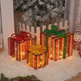 thumbnail image 3 of Caja de regalo decorativa Matsuzay adornos navideños luces LED, 3 of 6