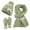 Green, variant on SUXIAN Women's Winter Scarf Set Bow Decorated Hat Scarf Gloves Pink One Size