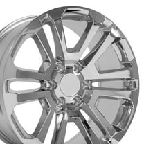 OE Wheels CV99 20 Inch Rim Fits Sierra 1500 Style 6x139.7 20x9 Chrome - Hollander 4741 (1)