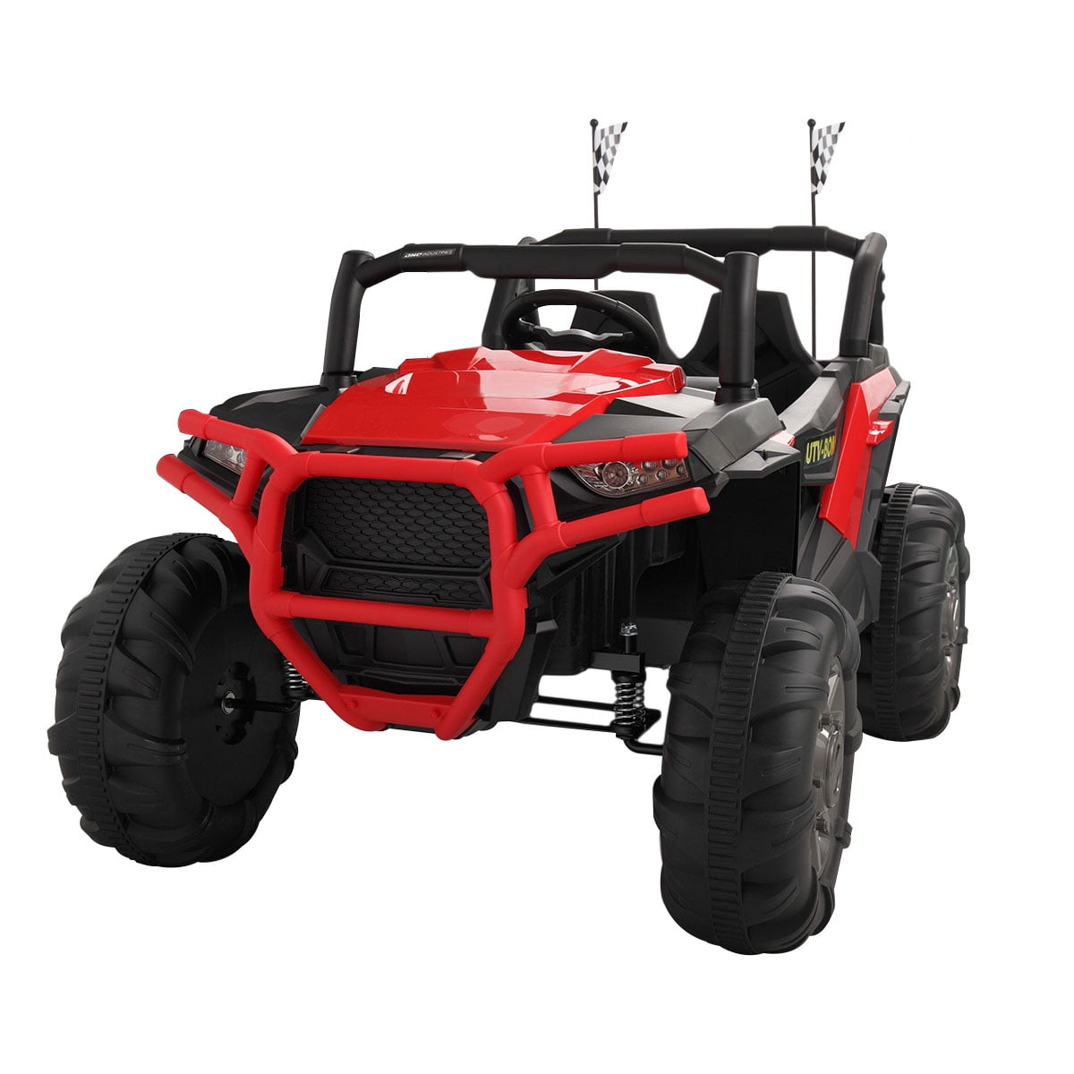 Kepooman 12V Kids Ride on Car, SUV Toy Battery Powered Car with Remote Control RC, MP3 (Red)